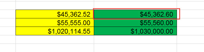 สอน Roundup Excel ปัดเสษ-2.1