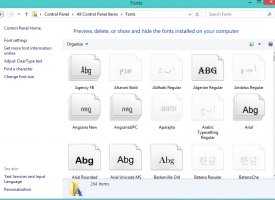 วิธีการติดตั้ง Font สำหรับ Windows 7 , Windows 8.1 และ Windows 10
