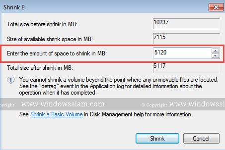 Shrink disk Windows-4