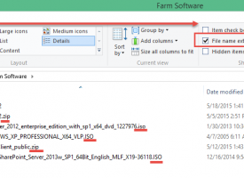 ปรับมุมมองของไฟล์ให้เห็นนามสกุลของ File Name Extensions