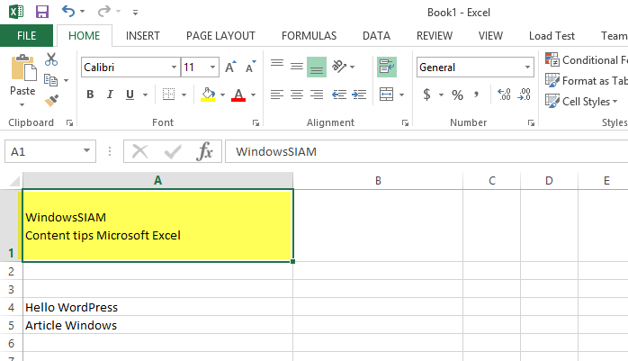 Excel-New-Row
