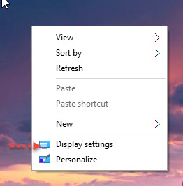 Brightness level-Windows10-Display