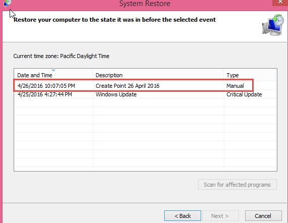Create-RestorePoint-Windows Step7