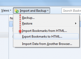 Export and Import Bookmark/Favorites ของ IE , Firefox , Chrome