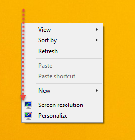Screen Resolution Windows 8.1