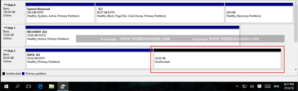 Shrink-Disk-Windows10 step5