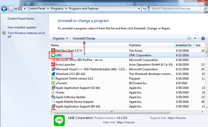 uninstall-Program-Windows 7