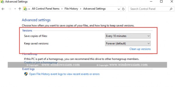 Backup-Restore File History Windows 10 step16