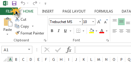 Change Font Defaults Microsoft Excel File