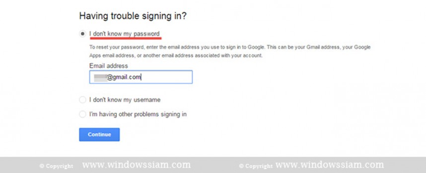 ลืมรหัสผ่าน @Gmail ควรทำอย่างไร ??