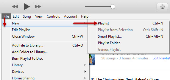 Create PlayList iPhone iTunes-12-3