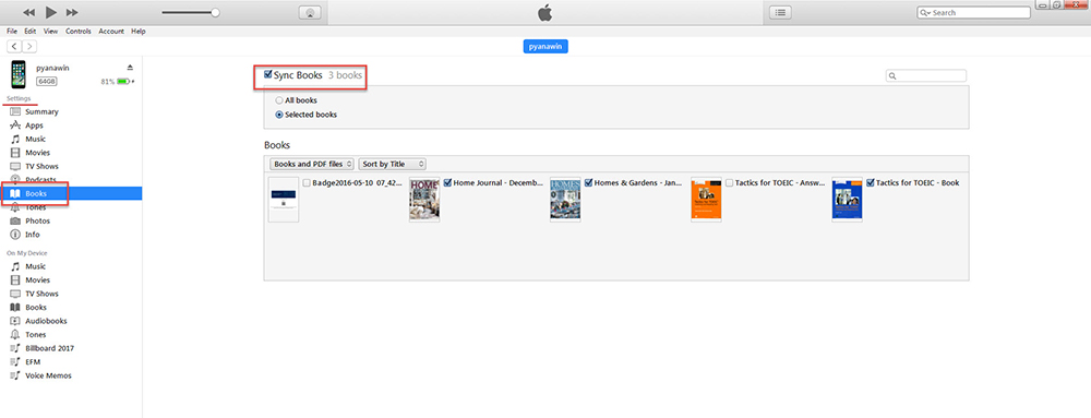 PDF TO iTunes 12-4