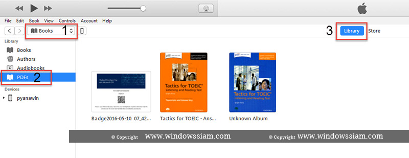 PDF TO iTunes 12