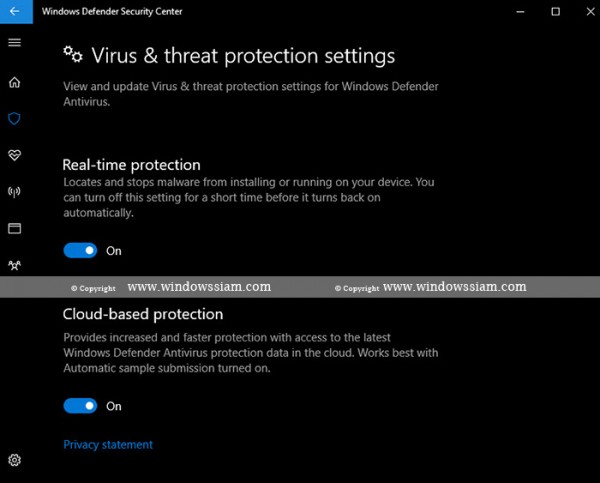 windows defender security center windows defender security center