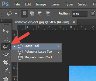Photoshop remove object picture