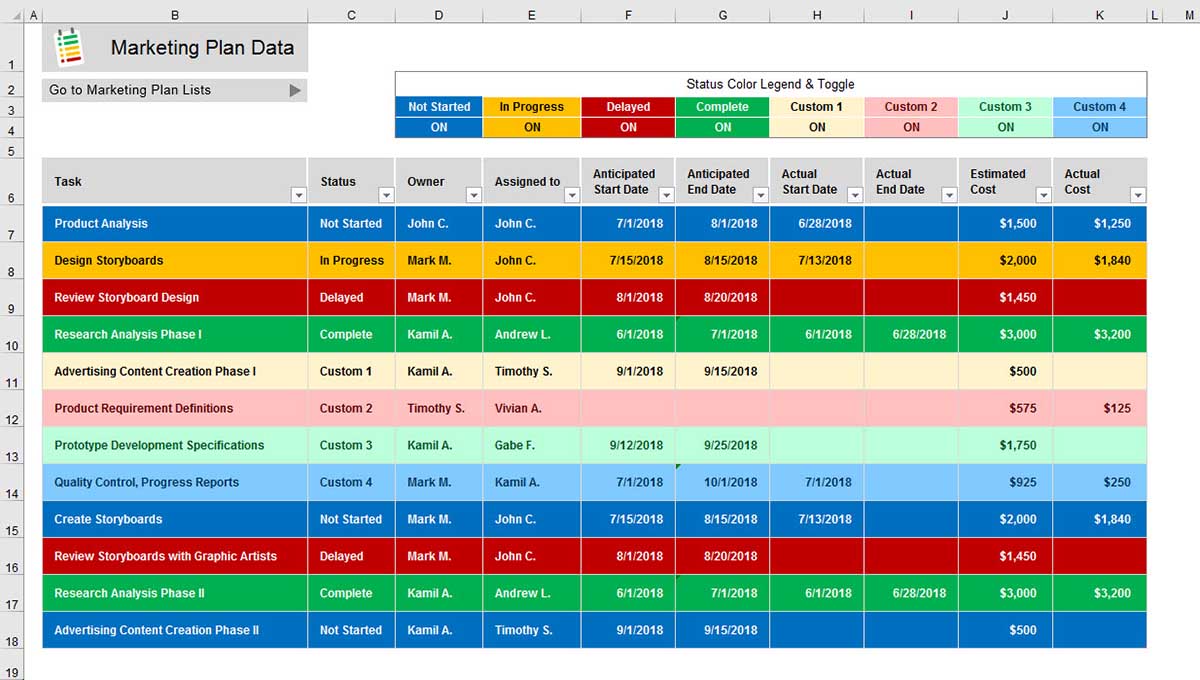 ใส่สีเซลล์พื้นหลัง Excel-Cover