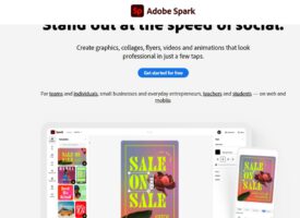 Adobe Spark ช่วยออกแบบหน้าปกให้ดูสวยงาม ฟรีด้วย สร้างบนเว็บไซต์ได้เลย