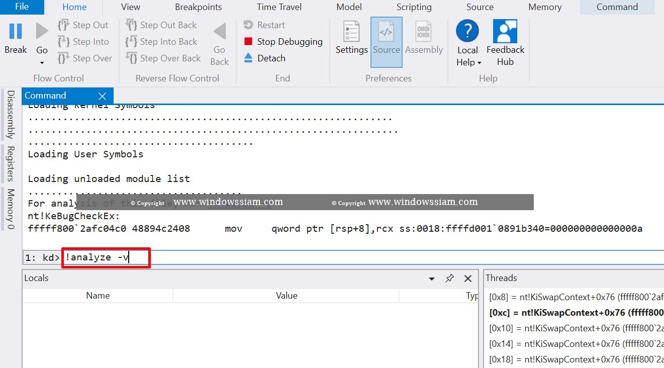 วิธีแก้ไขและตรวจสอบจอฟ้า Windows 11, 10 ว่าเกิดจากอะไรกันแน่ - WINDOWSSIAM