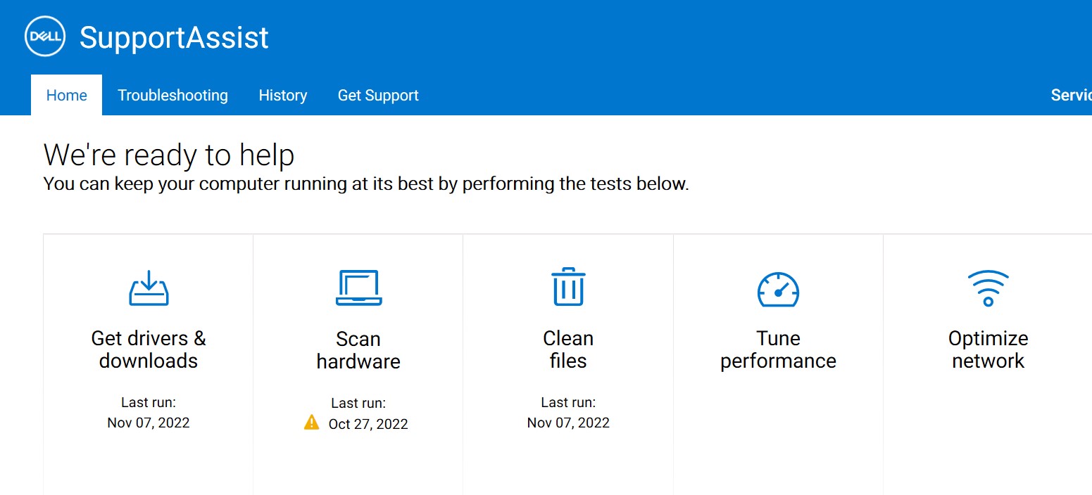 อัปเดต Driver Dell SupportAssist WINDOWSSIAM