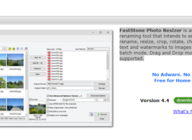 FastStone Photo Resizer ลดขนาดไฟล์