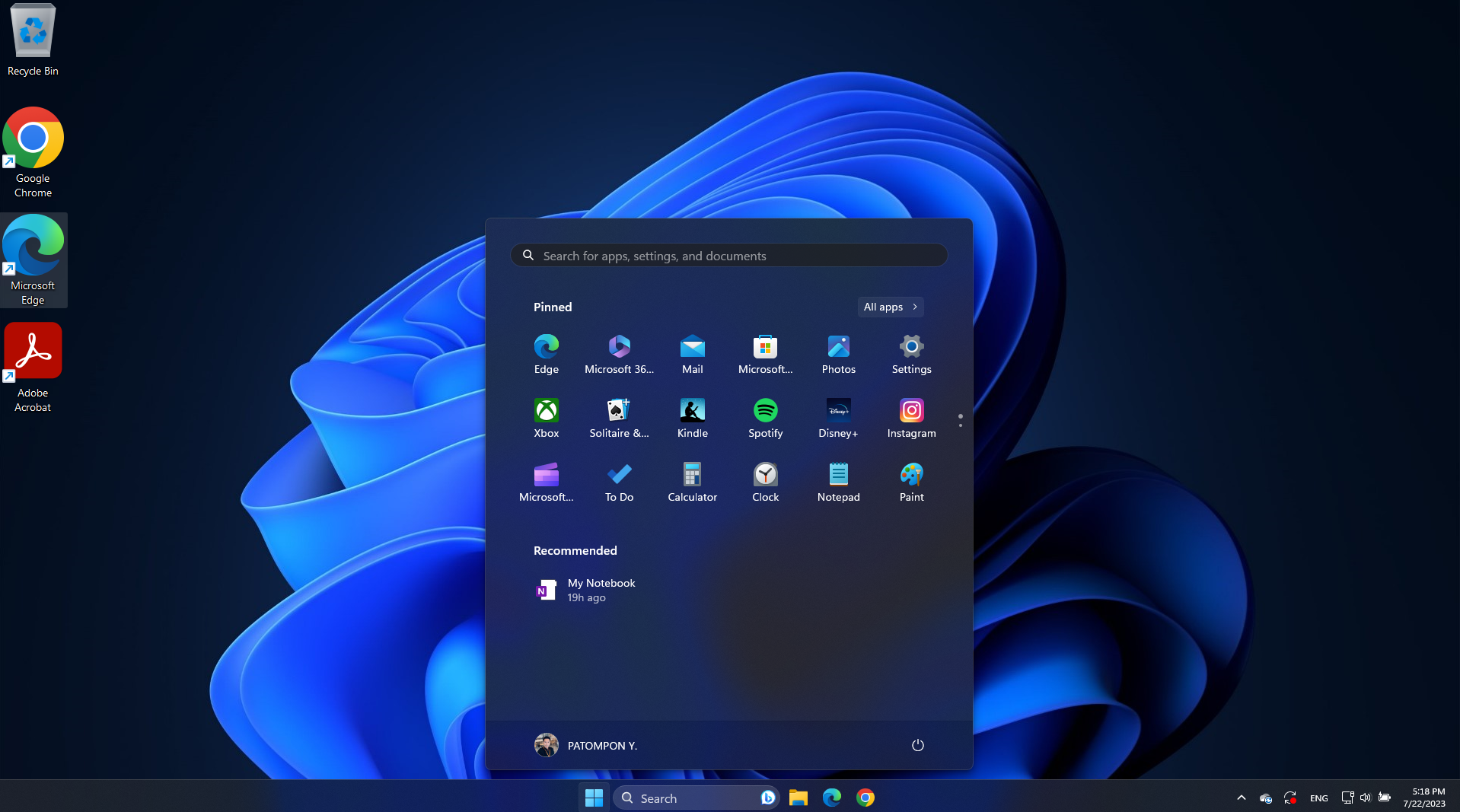 ปรับ Taskbar Windows 11 - WINDOWSSIAM