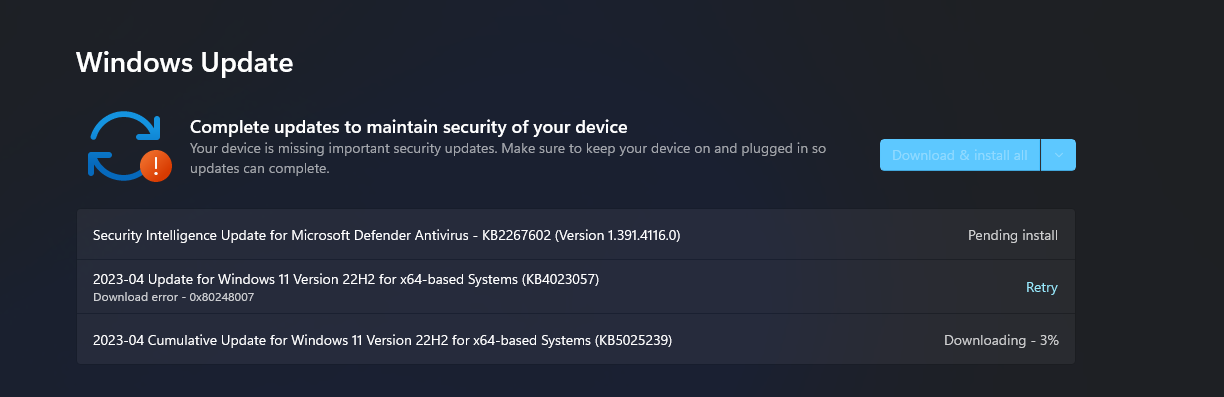 อัปเดต Windows 11 ( Windows Updated ) - WINDOWSSIAM